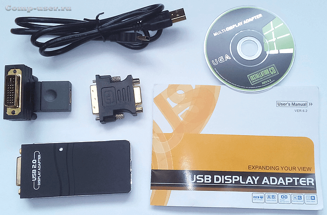 Комплект USB-видеоадаптер UGA-165